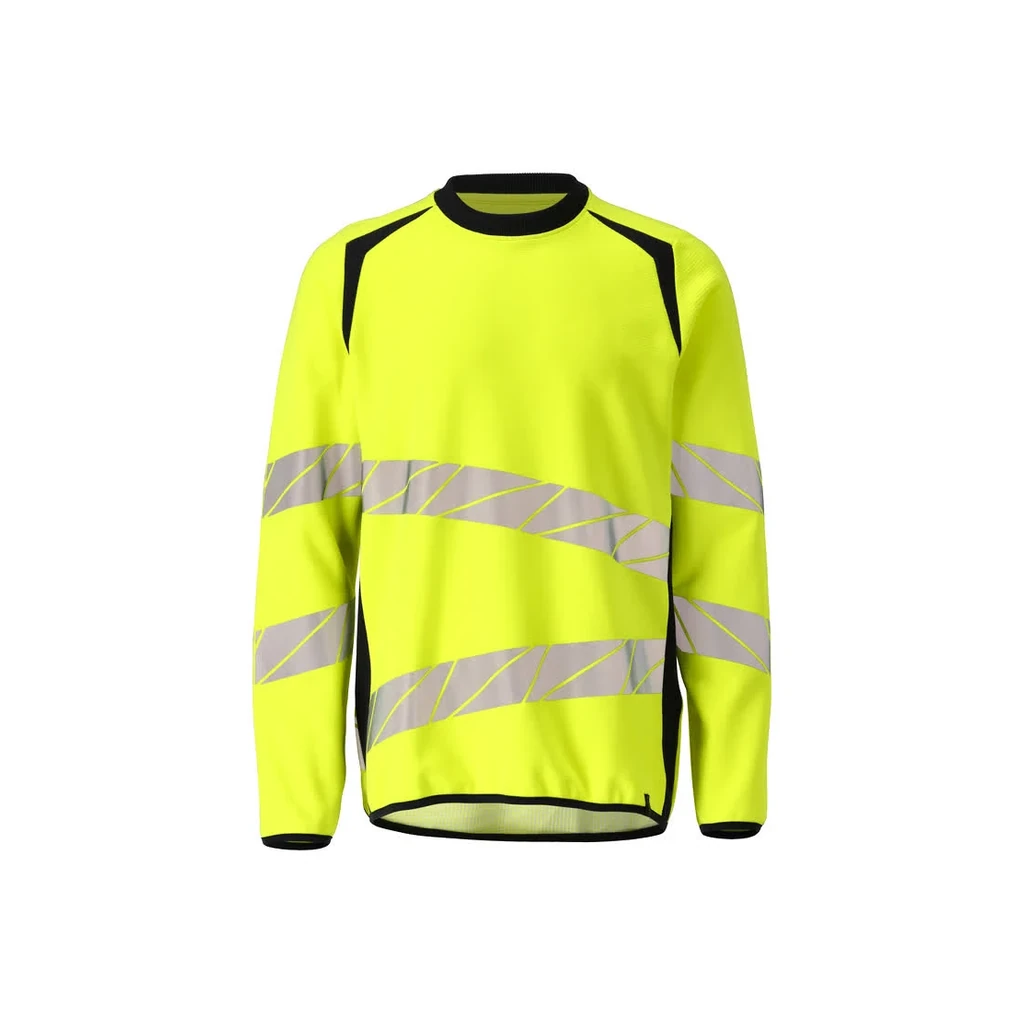 MASCOT® | Sweatshirt ACCELERATE SAFE | L  ONE | Hi-vis Gelb/Schwarzblau