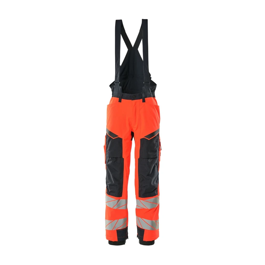MASCOT® | Winterhose ACCELERATE SAFE | 2XL | Hi-vis Rot/Schwarzblau