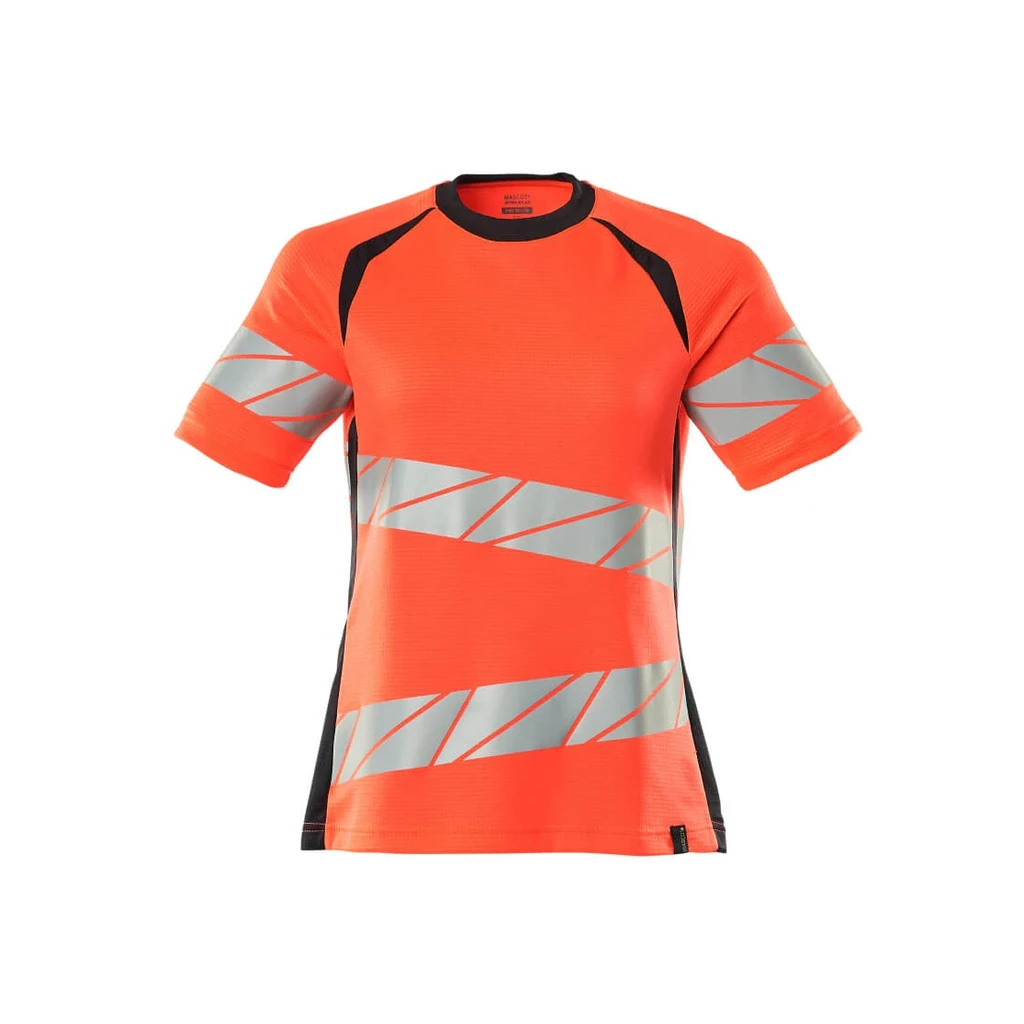 MASCOT® | T-Shirt ACCELERATE SAFE | L  ONE | Hi-vis Rot/Schwarzblau