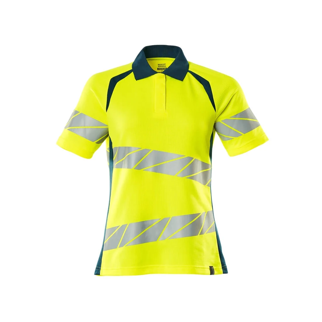 MASCOT® | Polo-Shirt ACCELERATE SAFE | 5XLONE | Hi-vis Gelb/Dunkelpetroleum