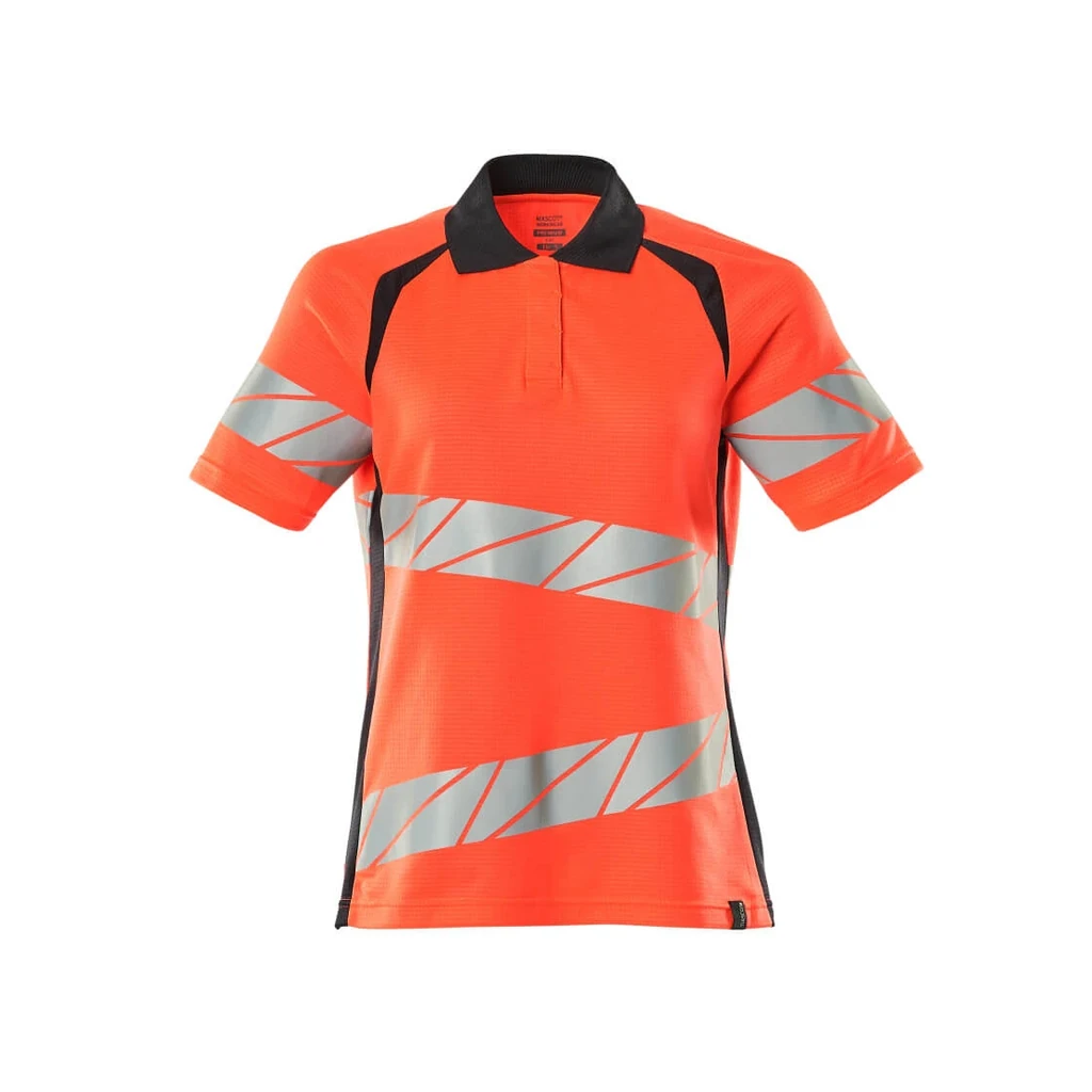 MASCOT® | Polo-Shirt ACCELERATE SAFE | 5XLONE | Hi-vis Rot/Schwarzblau