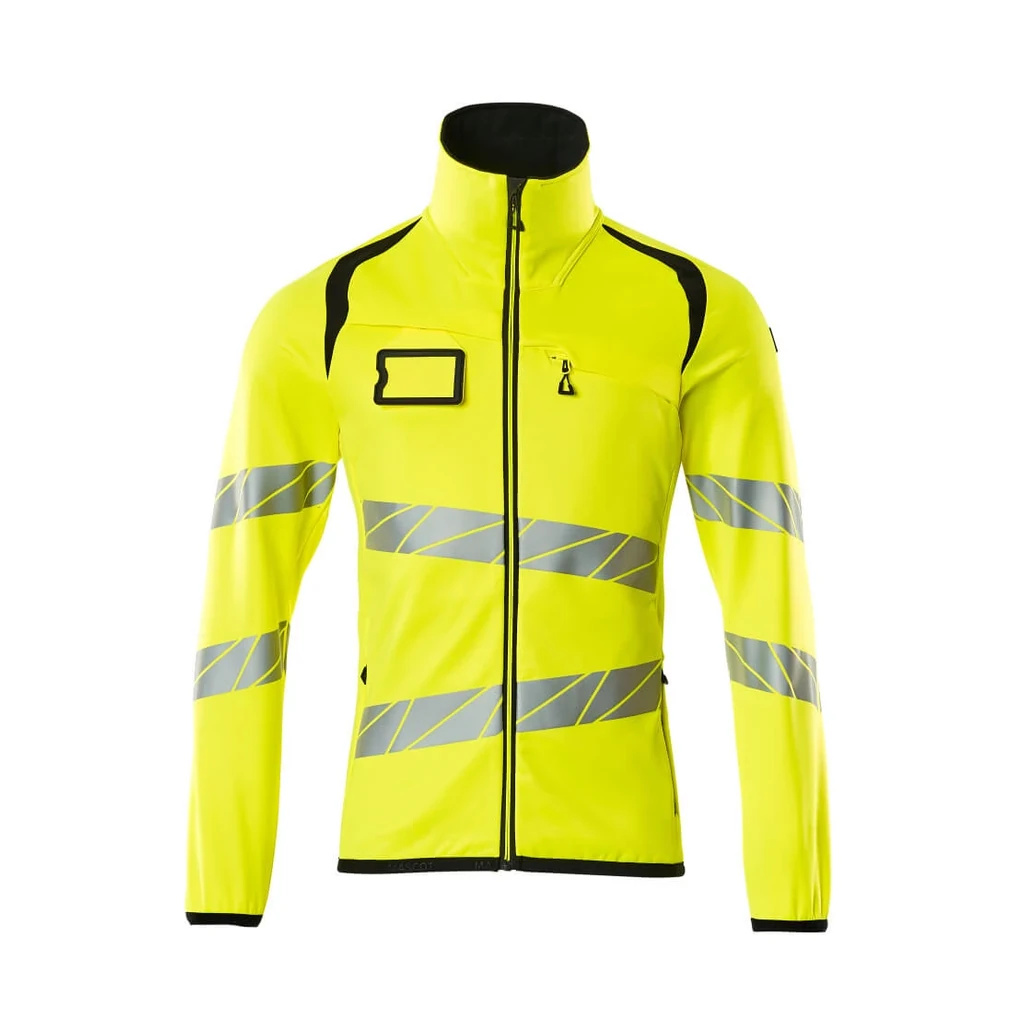 MASCOT® | Fleecepullover mit Reißverschluss ACCELERATE SAFE | 2XL | Hi-vis Gelb/Schwarz