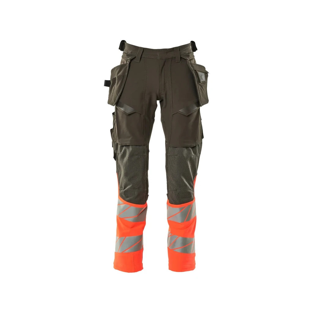 MASCOT® | Hose mit Hängetaschen ACCELERATE SAFE | 76C46 | Dunkelanthrazit/Hi-vis Rot