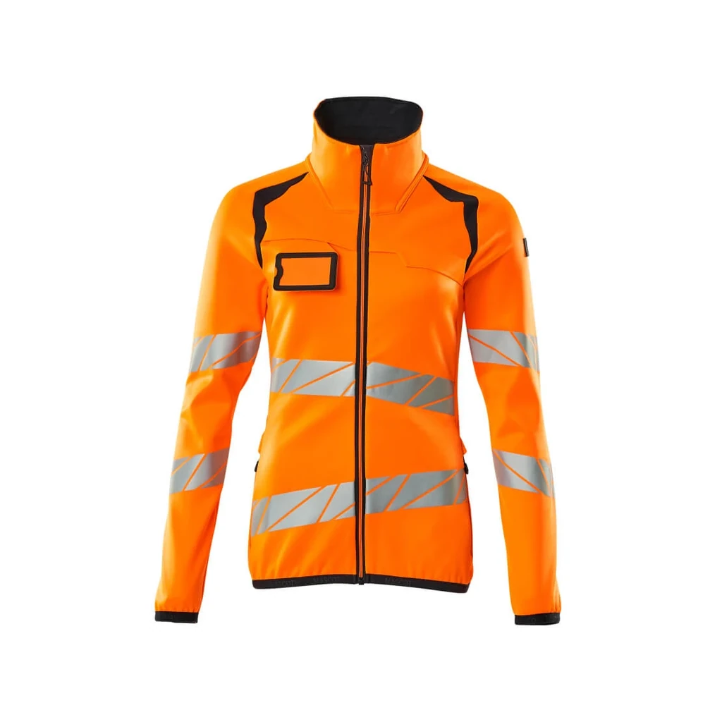 MASCOT® | Fleecepullover mit Reißverschluss ACCELERATE SAFE | 2XL | Hi-vis Orange/Schwarzblau