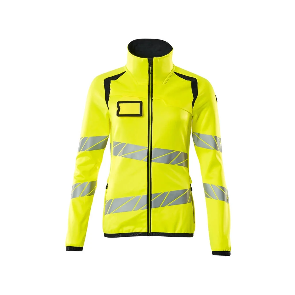 MASCOT® | Fleecepullover mit Reißverschluss ACCELERATE SAFE | 2XL | Hi-vis Gelb/Schwarzblau