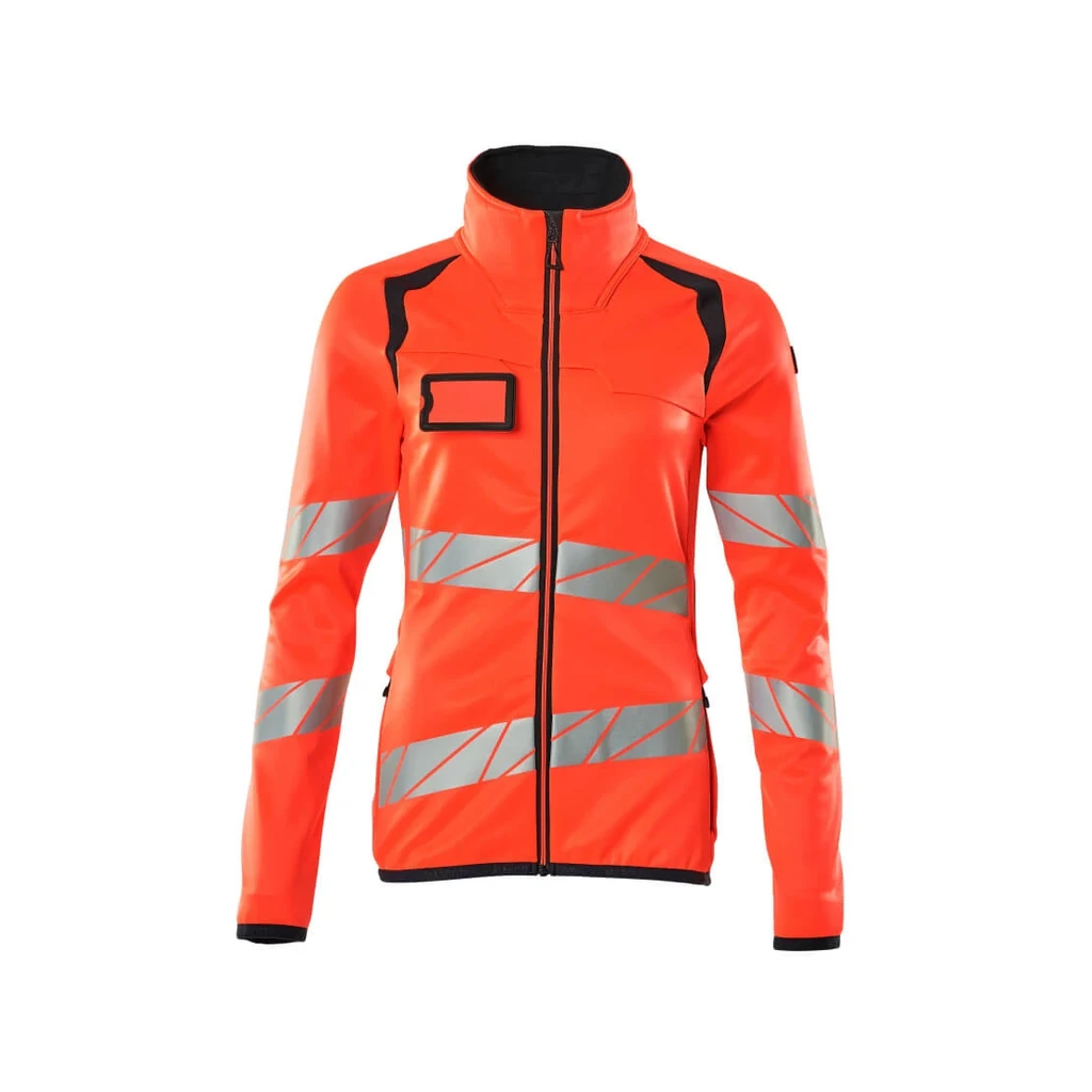 MASCOT® | Fleecepullover mit Reißverschluss ACCELERATE SAFE | 2XL | Hi-vis Rot/Schwarzblau