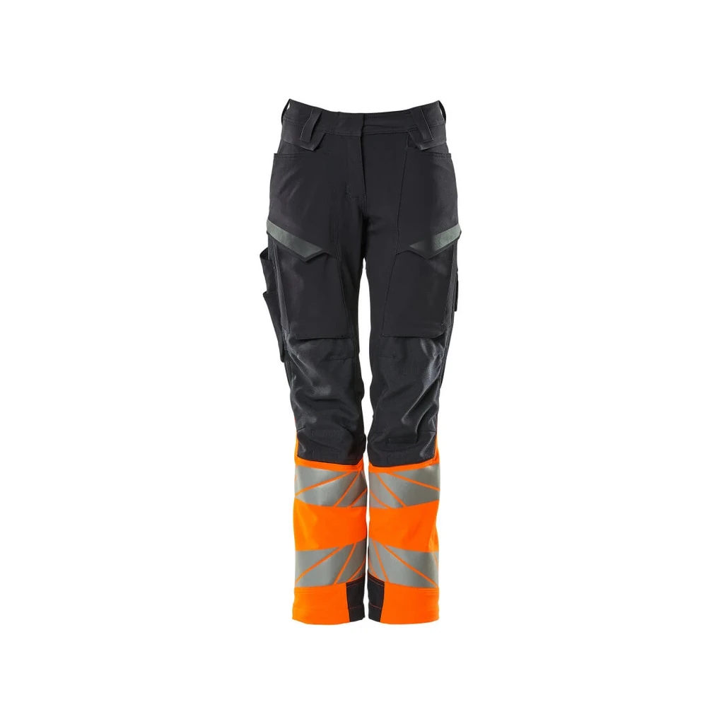 MASCOT® | Hose mit Knietaschen ACCELERATE SAFE | 76C34 | Schwarzblau/Hi-vis Orange