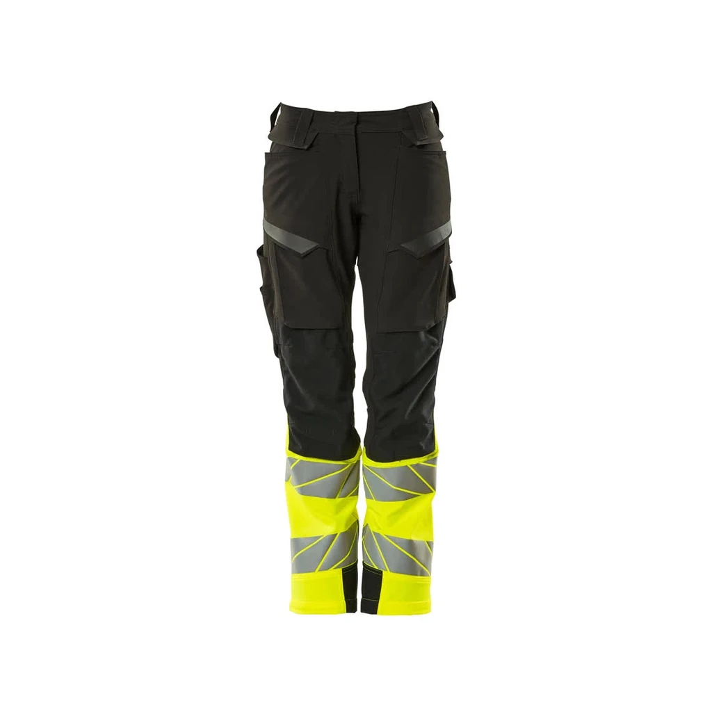 MASCOT® | Hose mit Knietaschen ACCELERATE SAFE | 76C34 | Schwarz/Hi-vis Gelb