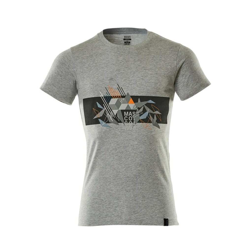 MASCOT® | T-Shirt ACCELERATE SAFE | L | Grau-meliert/Hi-vis Orange