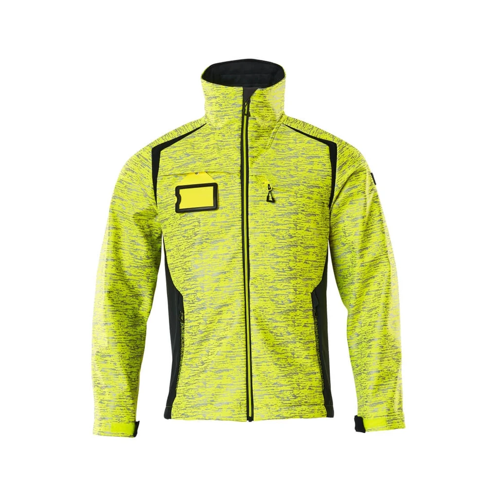 MASCOT® | Softshell Jacke ACCELERATE SAFE | 4XL | Hi-vis Gelb/Schwarzblau