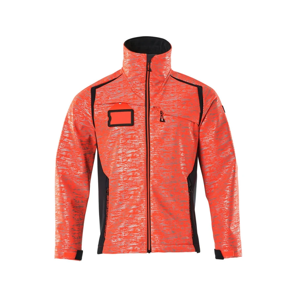 MASCOT® | Softshell Jacke ACCELERATE SAFE | 3XL | Hi-vis Rot/Schwarzblau