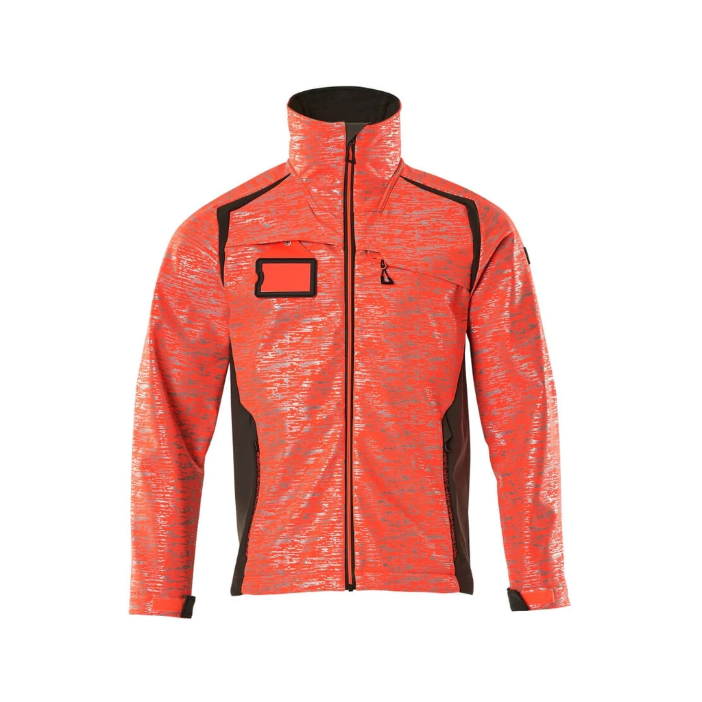 MASCOT® | Softshell Jacke ACCELERATE SAFE | 3XL | Hi-vis Rot/Dunkelanthrazit
