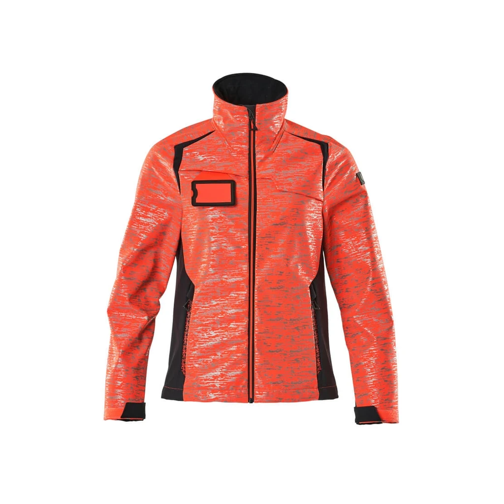 MASCOT® | Softshell Jacke ACCELERATE SAFE | 3XL | Hi-vis Rot/Schwarzblau