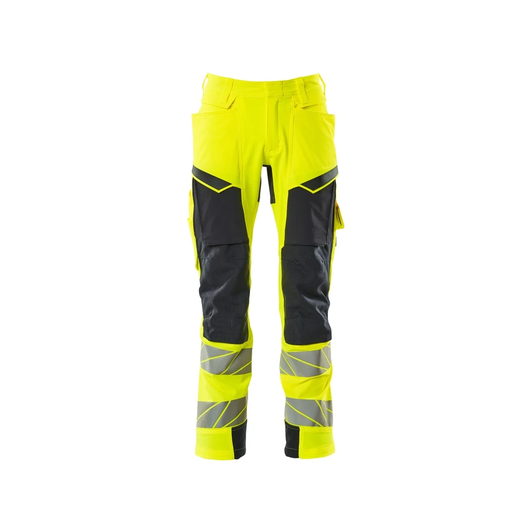 MASCOT® | Hose mit Knietaschen ACCELERATE SAFE | 76C46 | Hi-vis Gelb/Schwarzblau