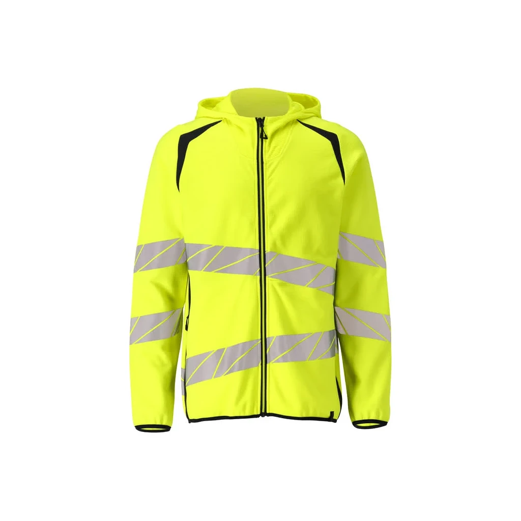 MASCOT® | Kapuzensweatshirt mit Reißverschluss ACCELERATE SAFE | 2XL | Hi-vis Gelb/Schwarzblau