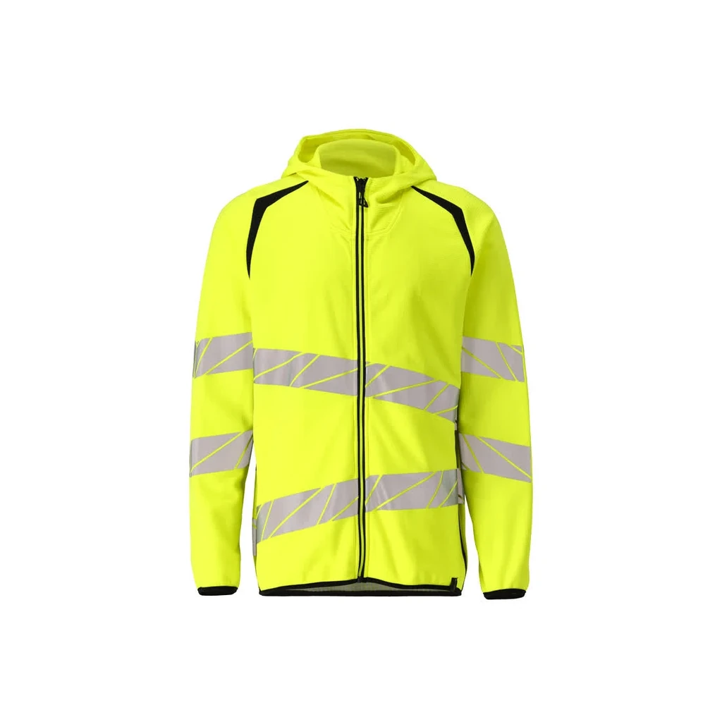 MASCOT® | Kapuzensweatshirt mit Reißverschluss ACCELERATE SAFE | 2XL | Hi-vis Gelb/Schwarz