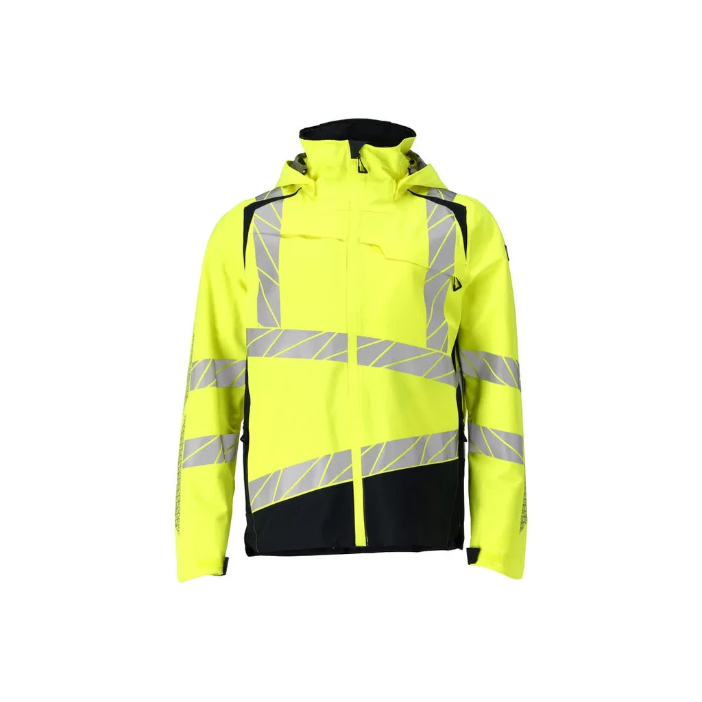 MASCOT® | Hard Shell Jacke ACCELERATE SAFE | 2XL | Hi-vis Gelb/Schwarzblau
