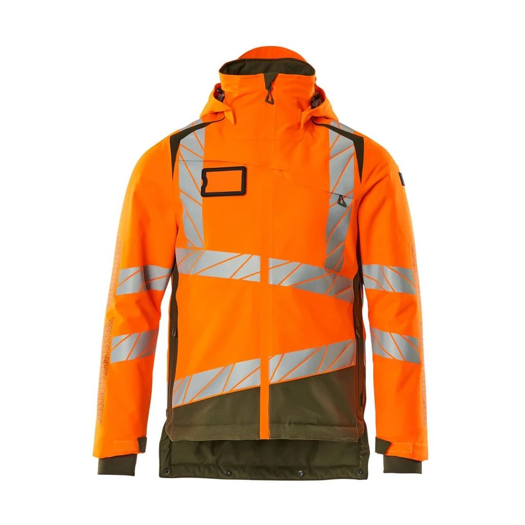MASCOT® | Winterjacke ACCELERATE SAFE | S | Hi-vis Orange/Moosgrün