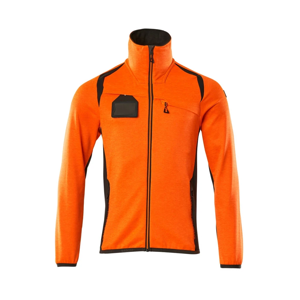 MASCOT® | Fleecepullover mit Reißverschluss ACCELERATE SAFE | 2XL | Hi-vis Orange/Dunkelanthrazit