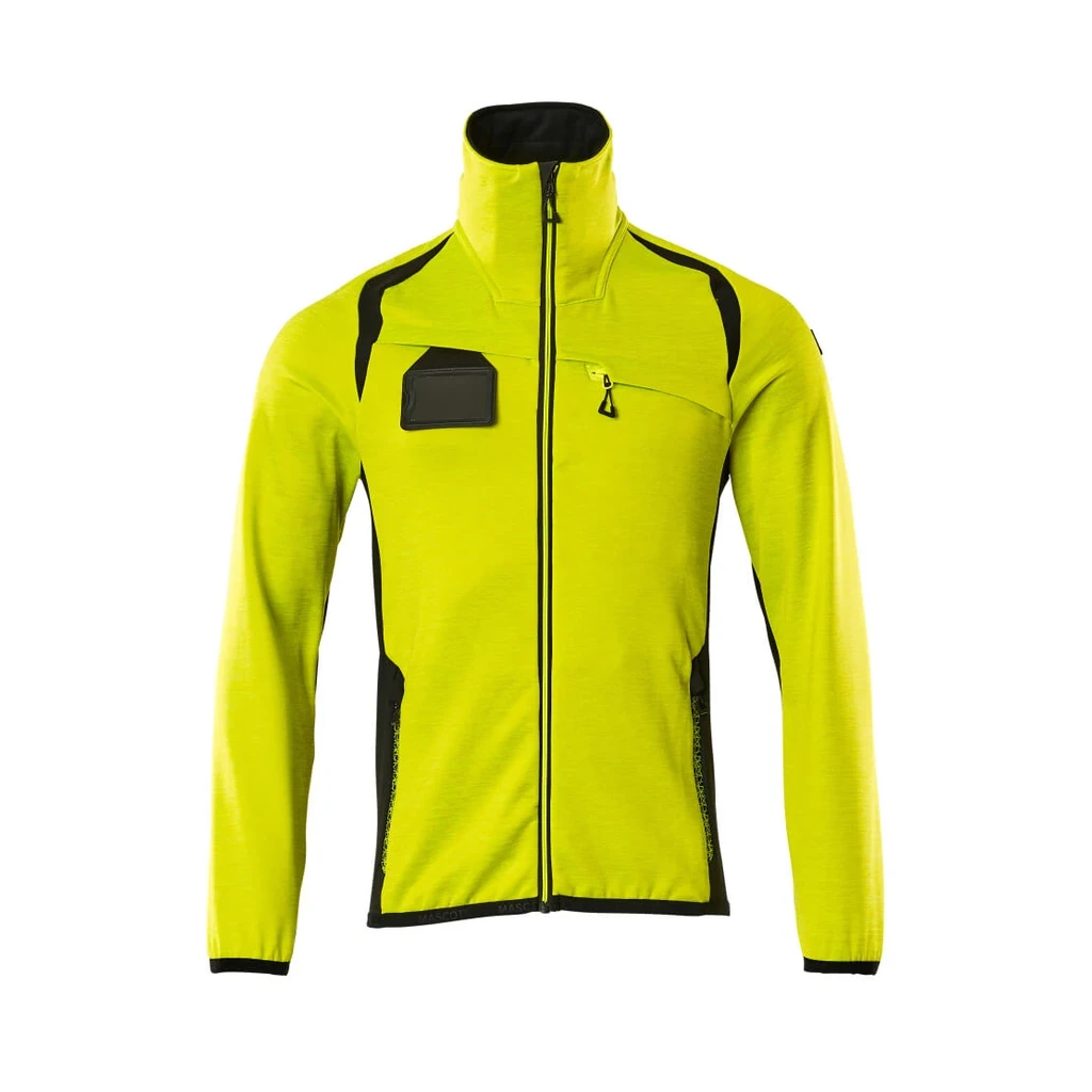 MASCOT® | Fleecepullover mit Reißverschluss ACCELERATE SAFE | 2XL | Hi-vis Gelb/Schwarz