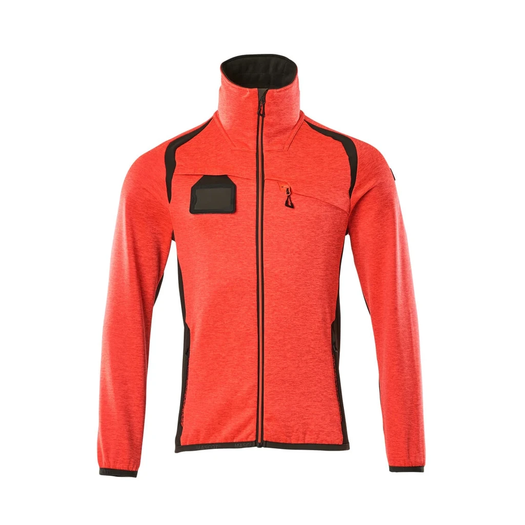 MASCOT® | Fleecepullover mit Reißverschluss ACCELERATE SAFE | 2XL | Hi-vis Rot/Dunkelanthrazit