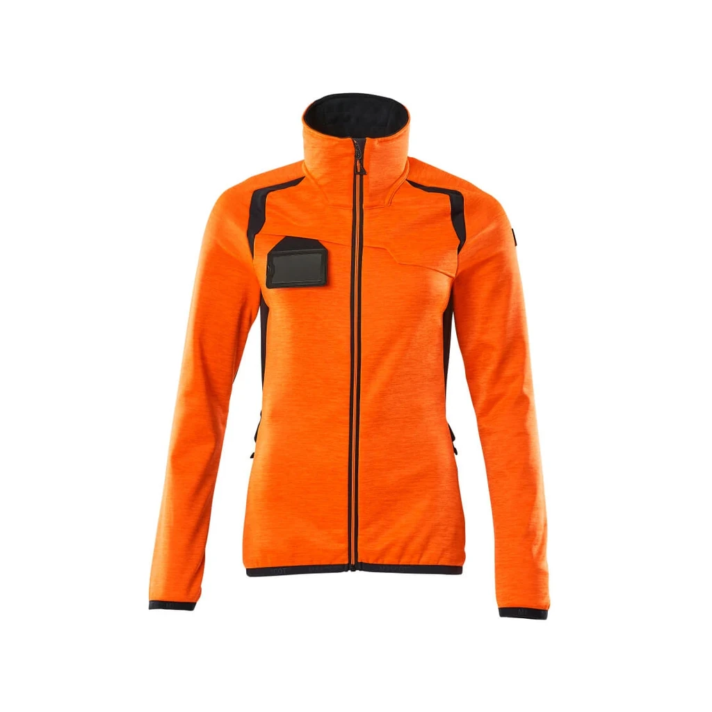 MASCOT® | Fleecepullover mit Reißverschluss ACCELERATE SAFE | 2XL | Hi-vis Orange/Schwarzblau