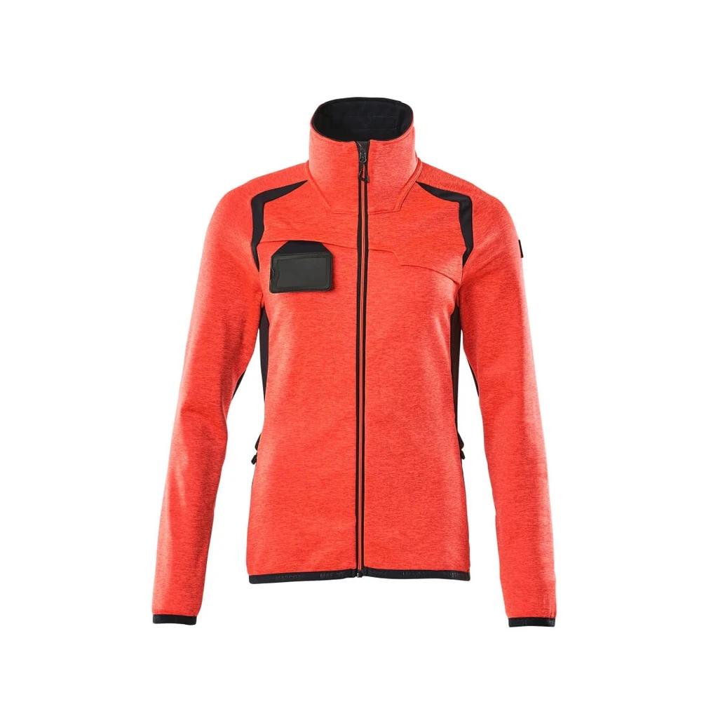 MASCOT® | Fleecepullover mit Reißverschluss ACCELERATE SAFE | 2XL | Hi-vis Rot/Schwarzblau