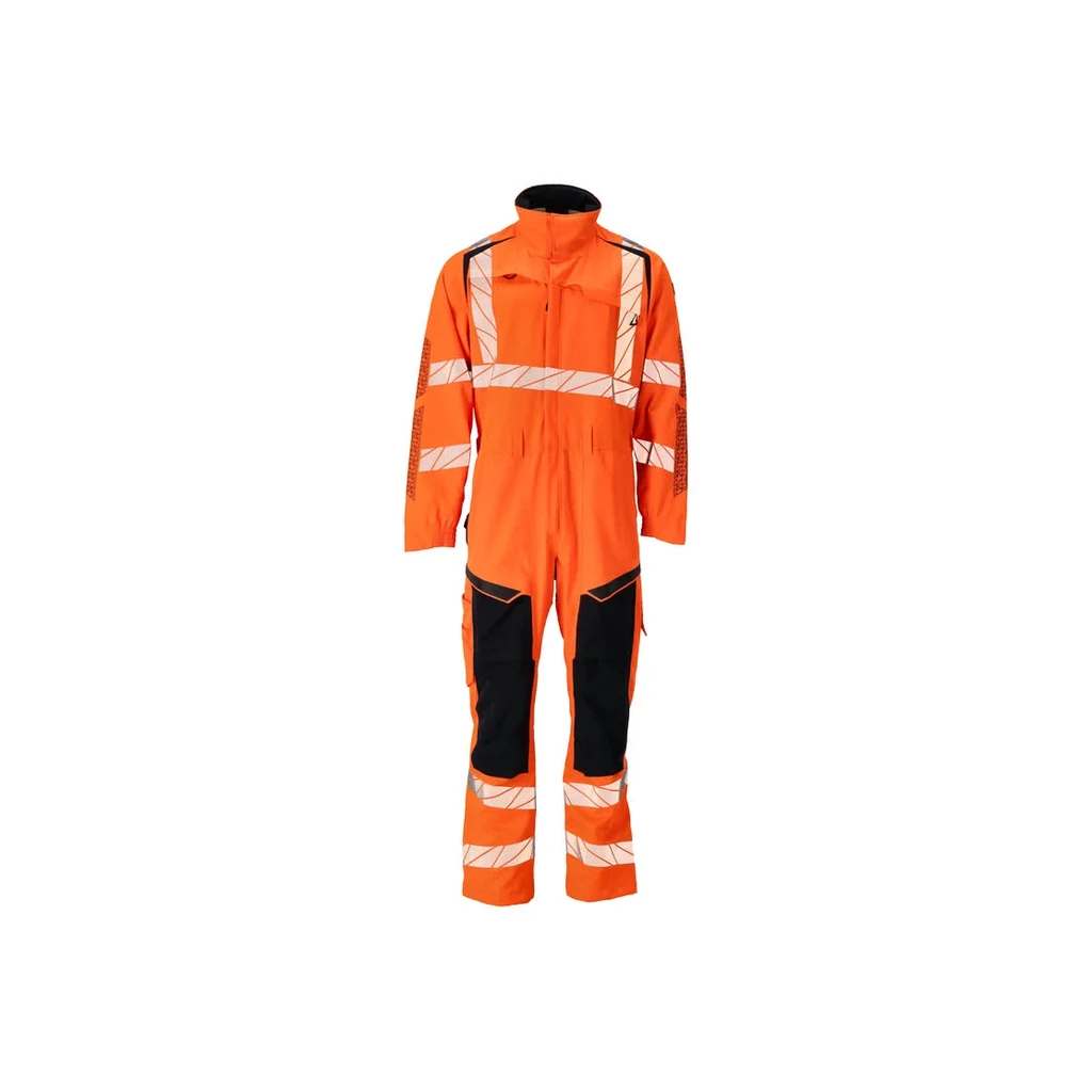 MASCOT® | Overall mit Knietaschen ACCELERATE SAFE | 2XL | Hi-vis Orange/Schwarzblau