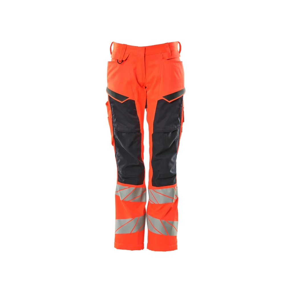 MASCOT® | Hose mit Knietaschen ACCELERATE SAFE | 76C34 | Hi-vis Rot/Schwarzblau