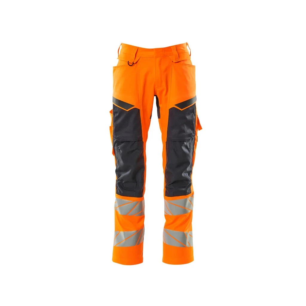 MASCOT® | Hose mit Knietaschen ACCELERATE SAFE | 76C46 | Hi-vis Orange/Schwarzblau