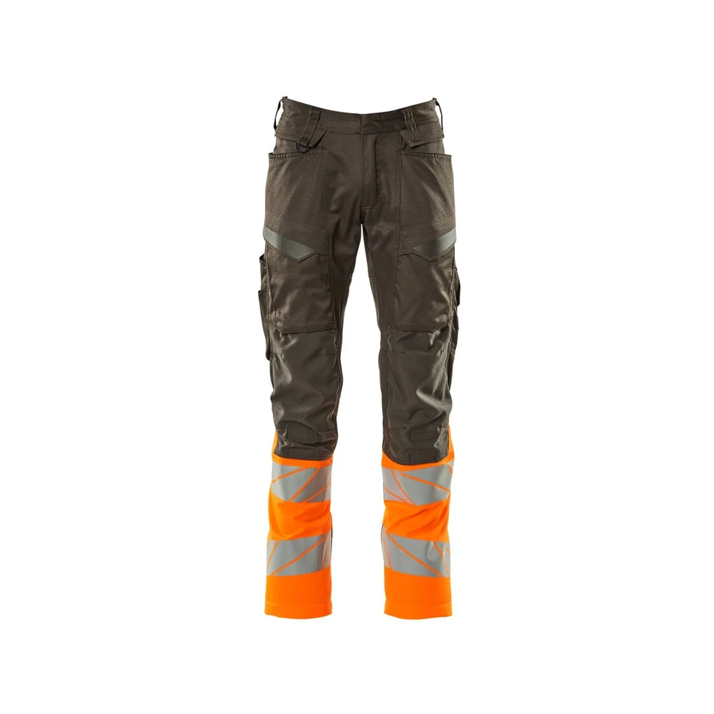 MASCOT® | Hose mit Knietaschen ACCELERATE SAFE | 76C46 | Dunkelanthrazit/Hi-vis Orange