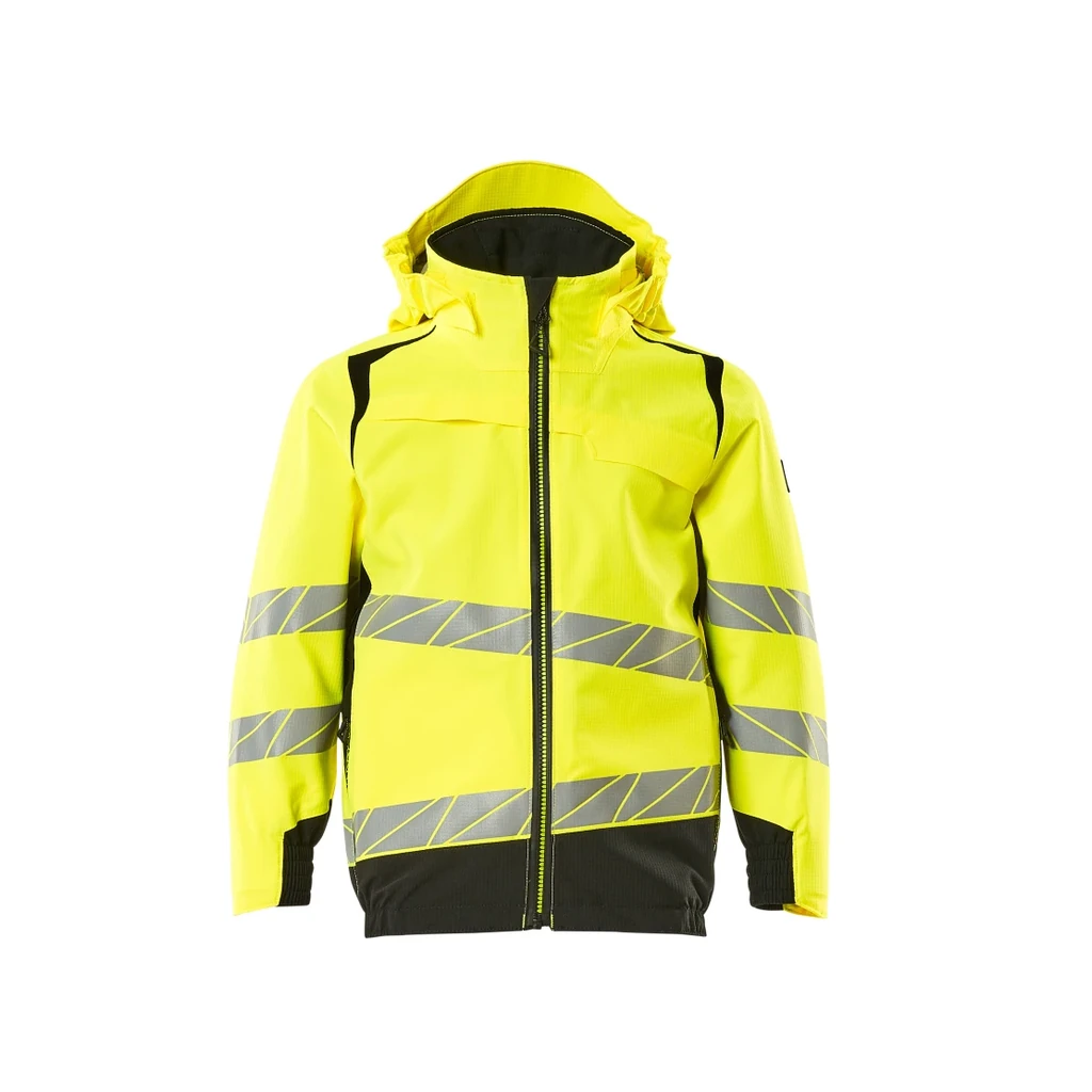 MASCOT® | Hard Shell Jacke für Kinder ACCELERATE SAFE | 104 | Hi-vis Gelb/Schwarz