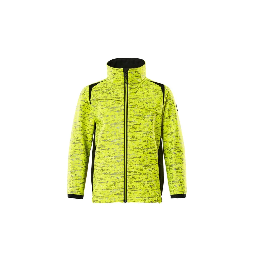 MASCOT® | Softshell Jacke für Kinder ACCELERATE SAFE | 104 | Hi-vis Gelb/Schwarz
