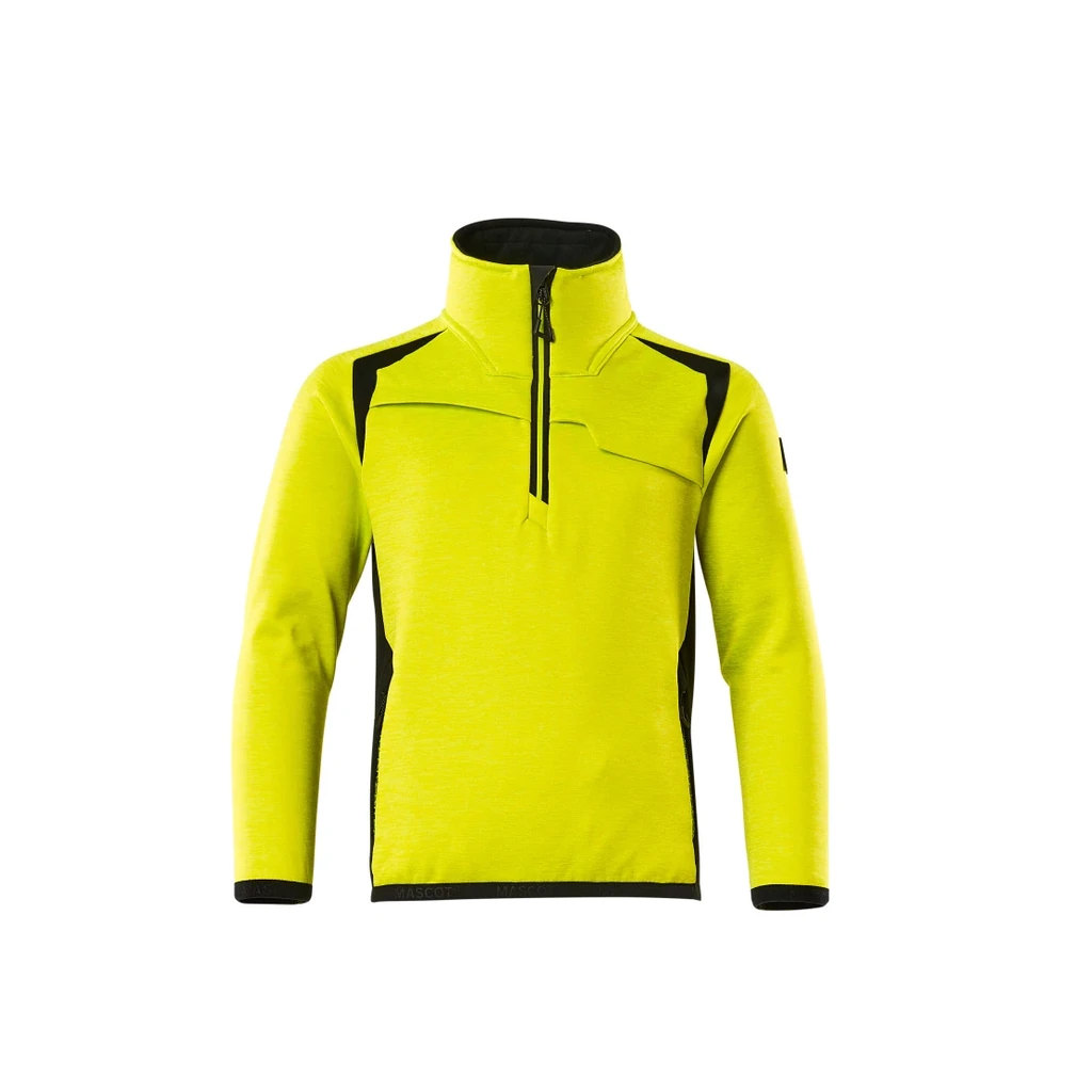 MASCOT® | Fleecepullover für Kinder ACCELERATE SAFE | 104 | Hi-vis Gelb/Schwarz