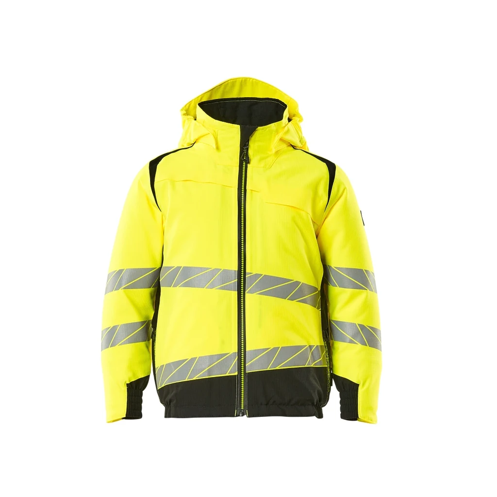 MASCOT® | Winterjacke für Kinder ACCELERATE SAFE | 104 | Hi-vis Gelb/Schwarz