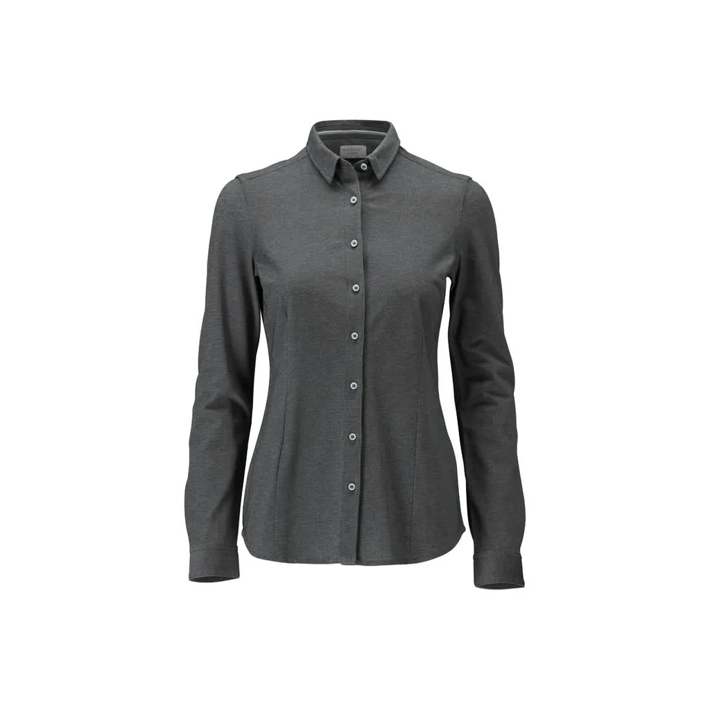 MASCOT® | Hemd FRONTLINE | 34 | Dunkelanthrazit/Hellgrau-meliert