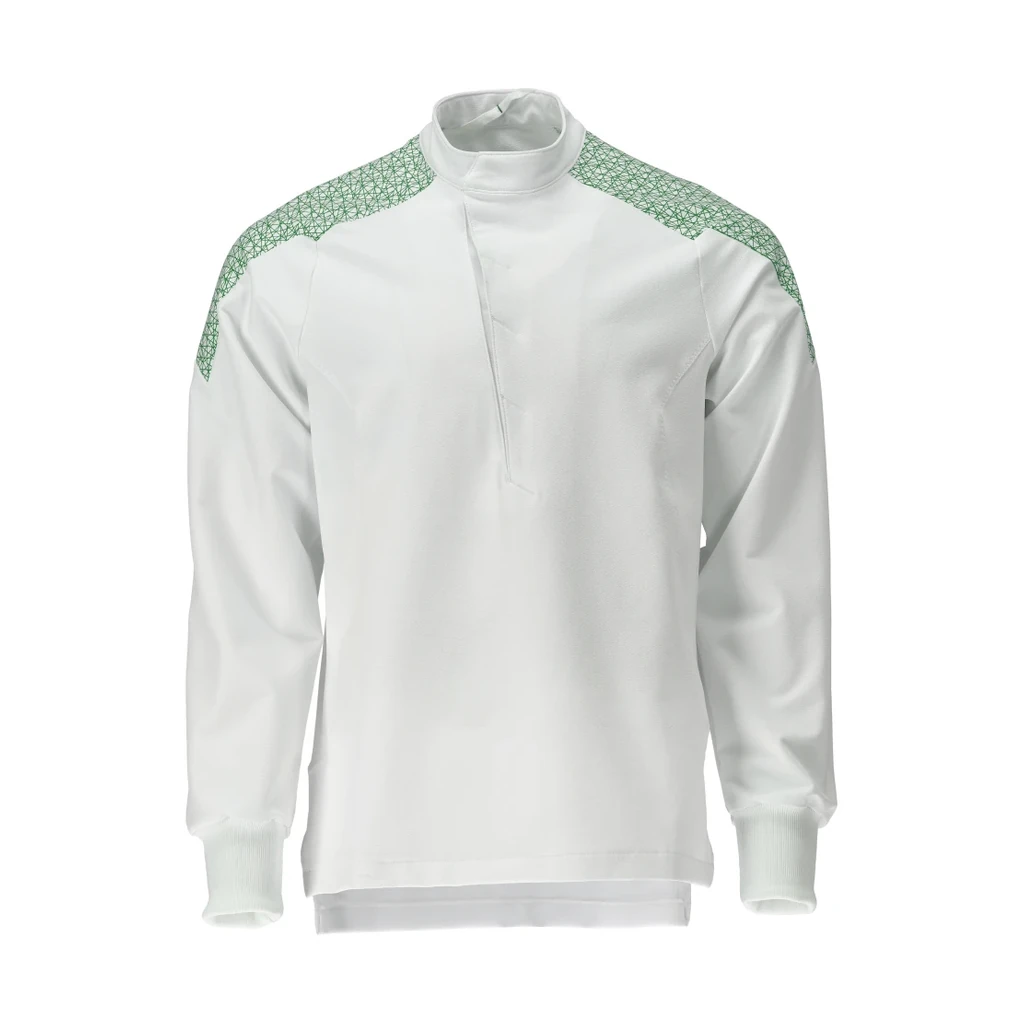 MASCOT® | Schlupfkasack FOOD & CARE | 2XL | Weiß/Grasgrün