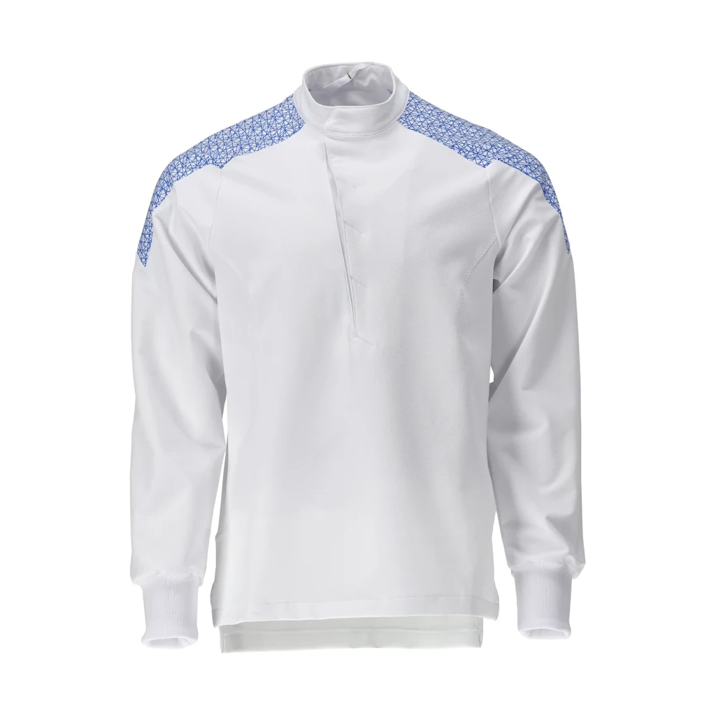 MASCOT® | Schlupfkasack FOOD & CARE | 2XL | Weiß/Azurblau
