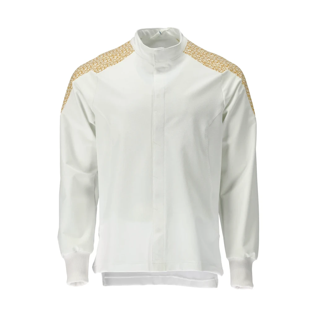 MASCOT® | Jacke FOOD & CARE | 4XL | Weiß/Currygelb