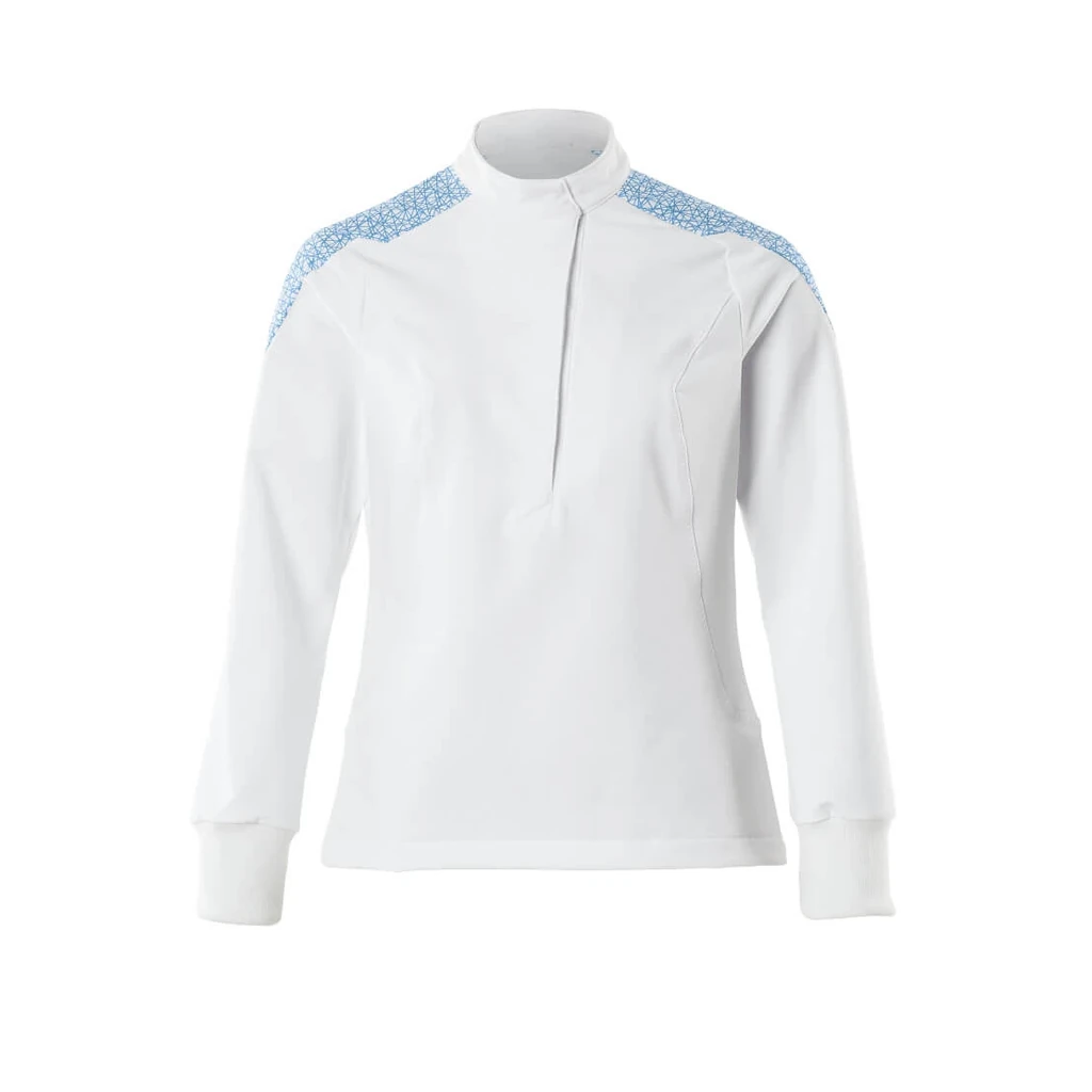 MASCOT® | Schlupfkasack FOOD & CARE | 2XL | Weiß/Azurblau