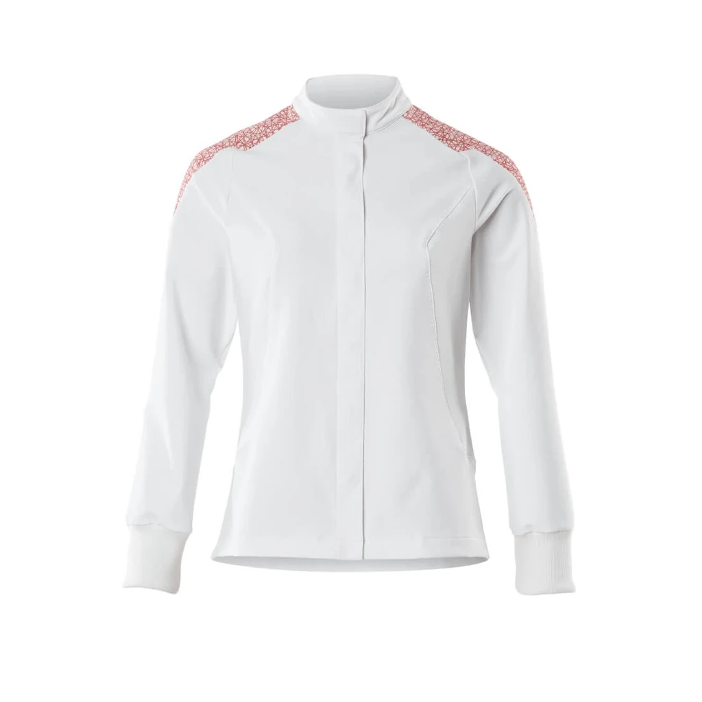 MASCOT® | Jacke FOOD & CARE | 3XL | Weiß/Verkehrsrot