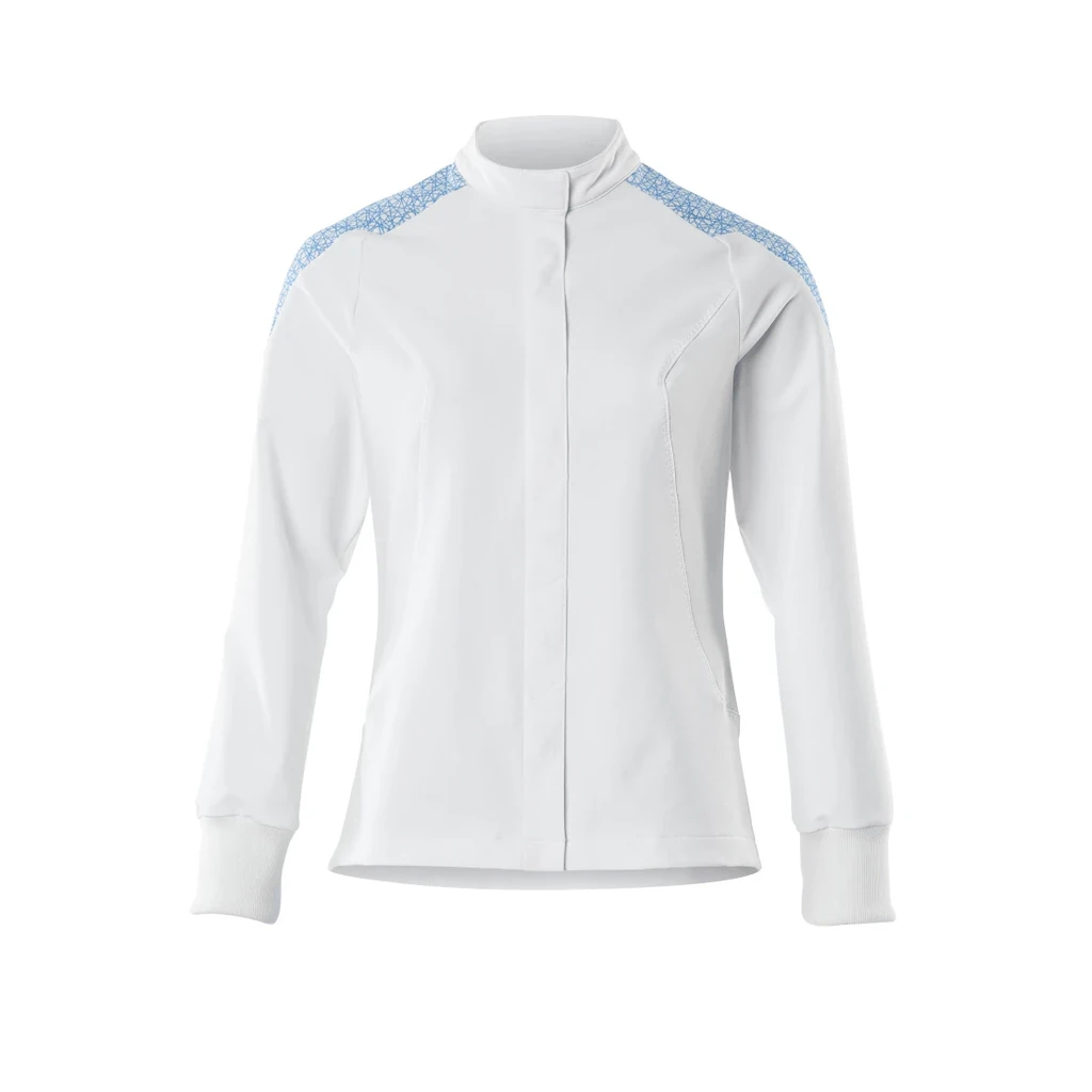 MASCOT® | Jacke FOOD & CARE | 4XL | Weiß/Azurblau