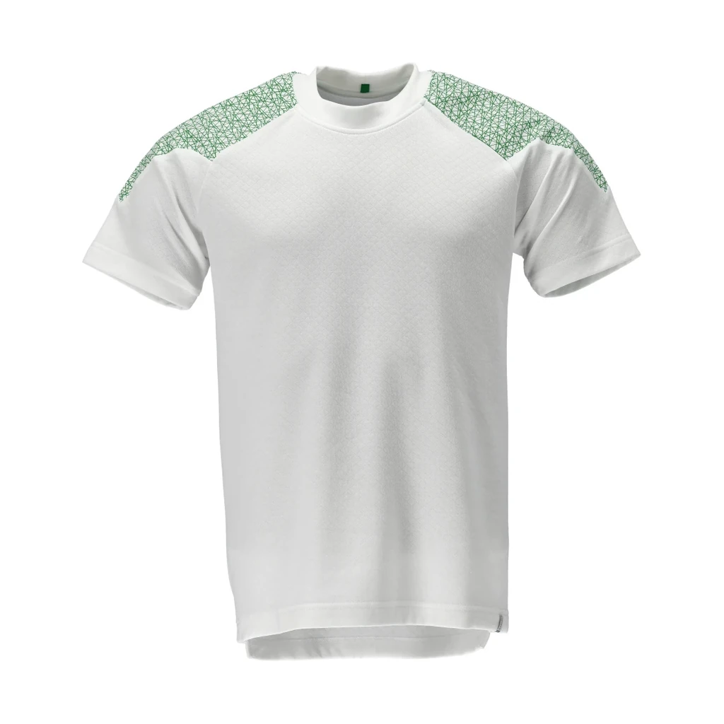 MASCOT® | T-Shirt Kurzarm FOOD & CARE | M | Weiß/Grasgrün