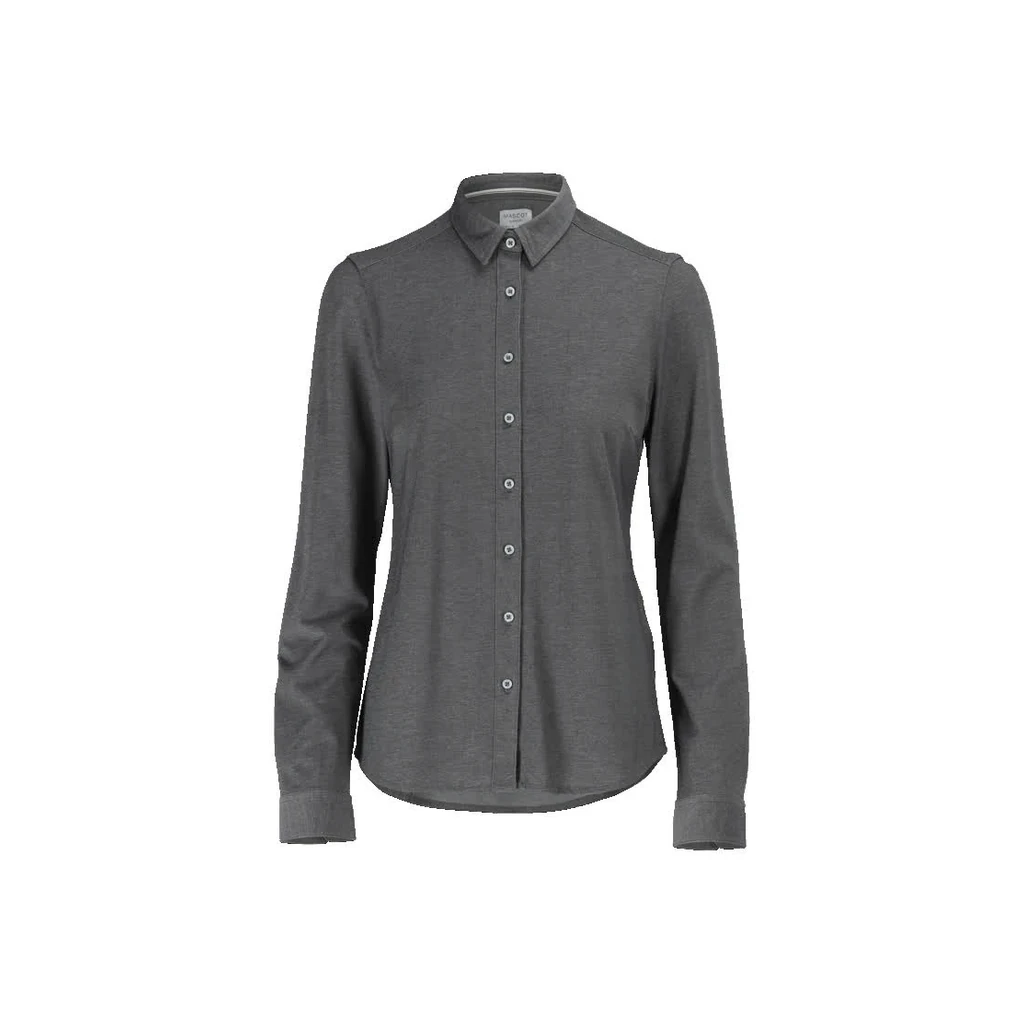 MASCOT® | Hemd FRONTLINE | 34 | Dunkelanthrazit/Hellgrau-meliert