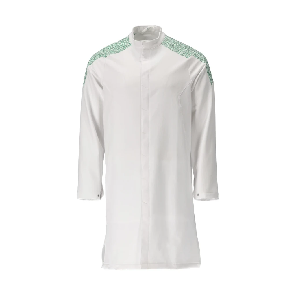 MASCOT® | Kittel FOOD & CARE | 5XL | Weiß/Grasgrün