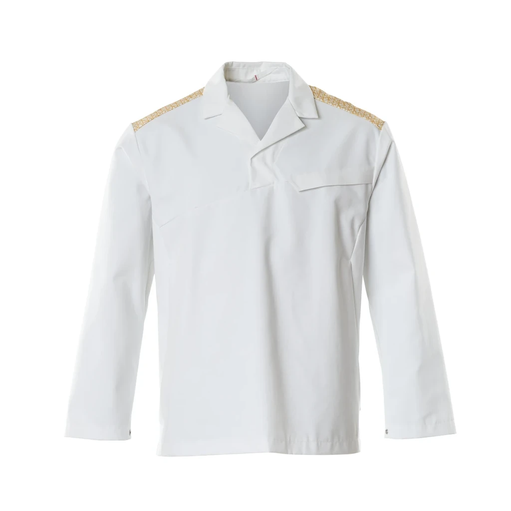 MASCOT® | Schlupfkasack FOOD & CARE | 2XL | Weiß/Currygelb
