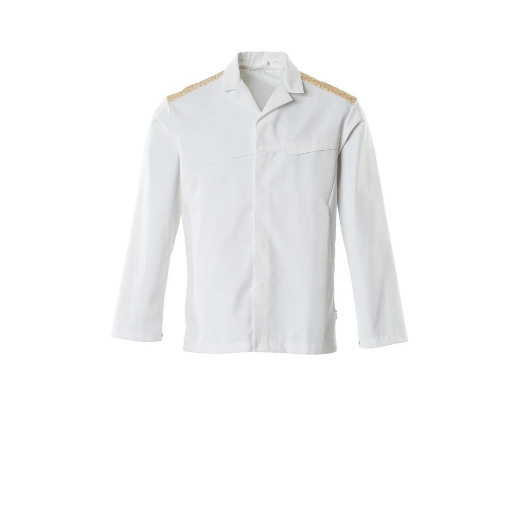 MASCOT® | Jacke FOOD & CARE | 4XL | Weiß/Currygelb
