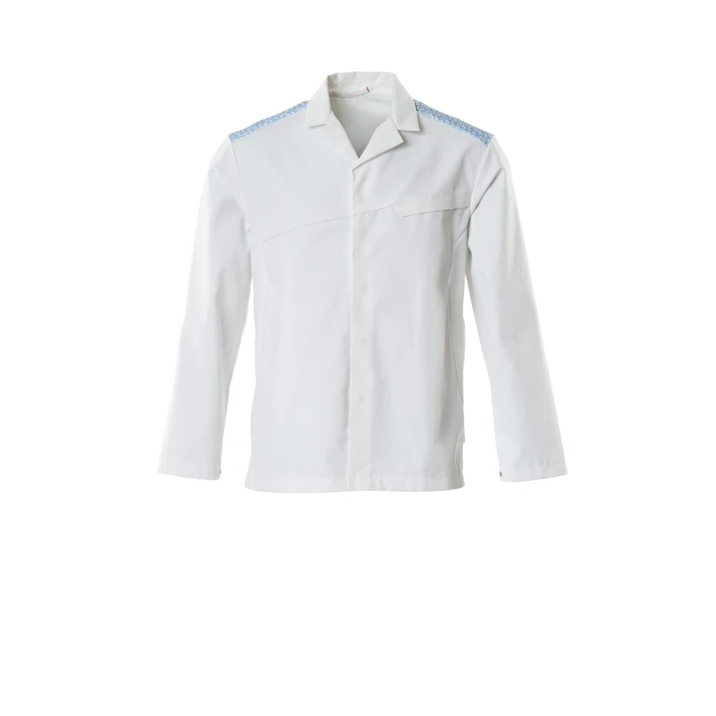 MASCOT® | Jacke FOOD & CARE | 4XL | Weiß/Azurblau
