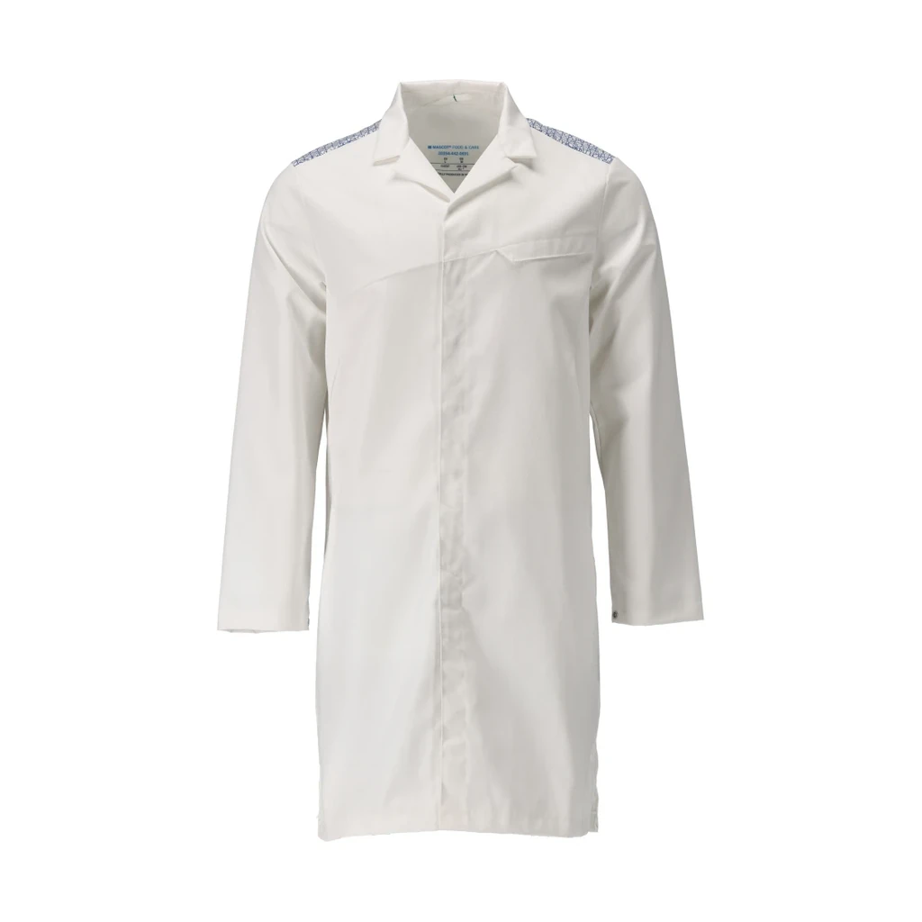 MASCOT® | Kittel FOOD & CARE | 5XL | Weiß/Azurblau