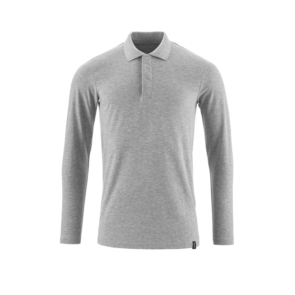 MASCOT® | Polo-Shirt Langarm CROSSOVER | 2XLONE | Grau-meliert